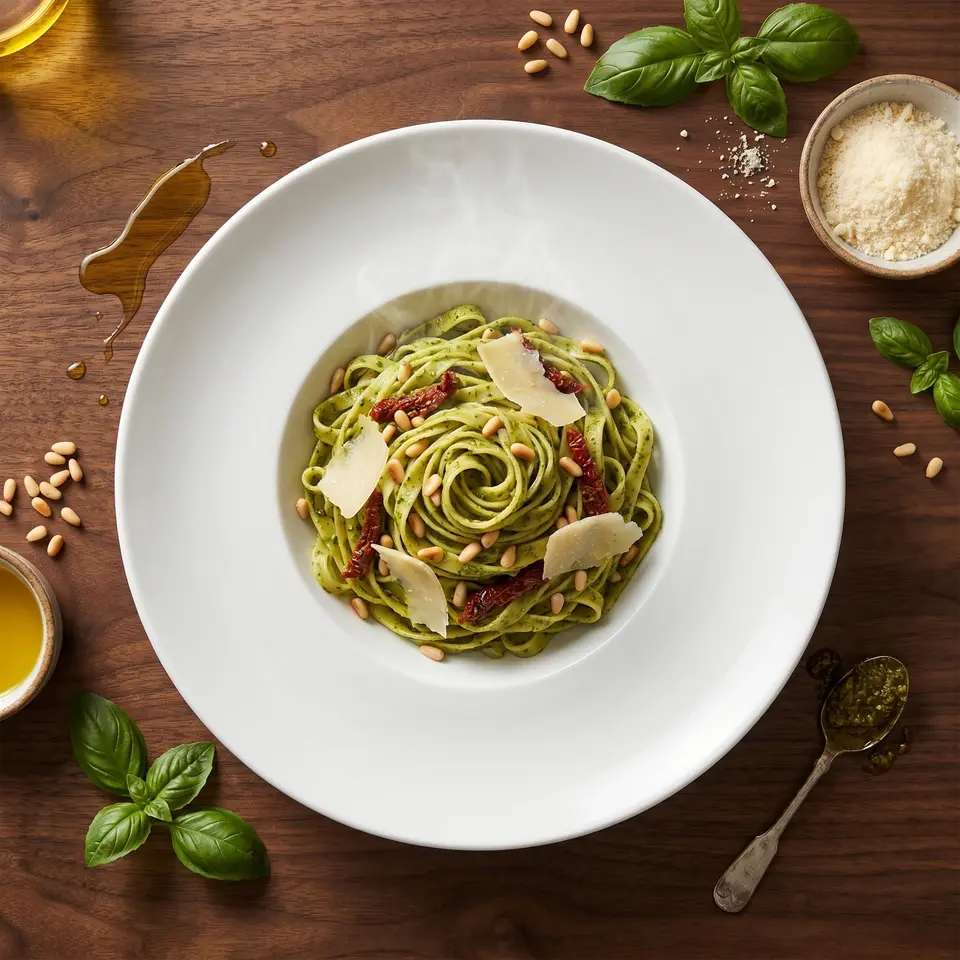 Fettuccine Al Pesto